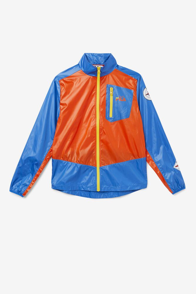 Fila Jakke Herre Oransje/Blå Pinnacle 035476-QTL